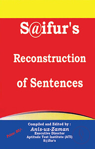 Saifur's : Reconstruction of Sentences