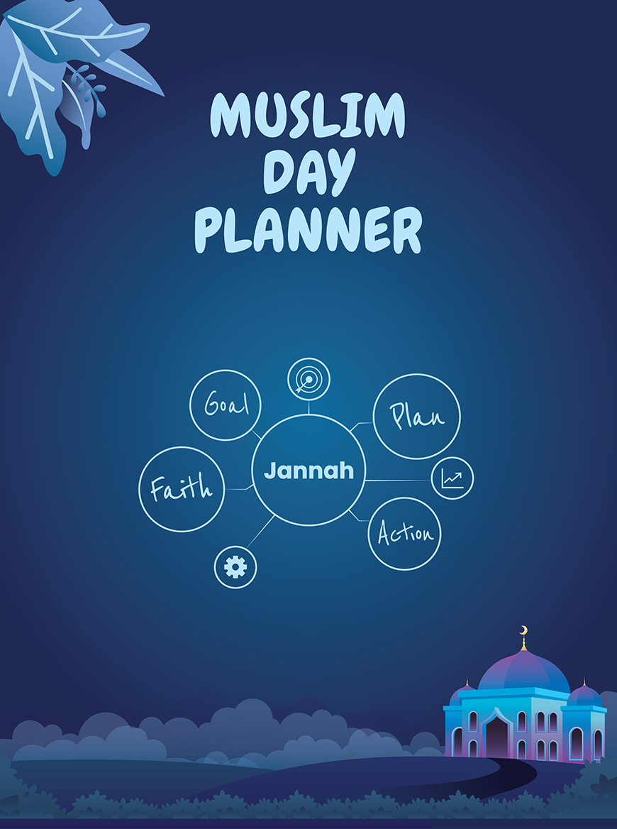 Muslim Day Planner Front Cover