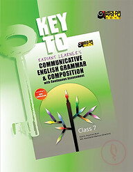 Key to Radiant Learners Communicative English Grammar - With Model Question (Class 7)