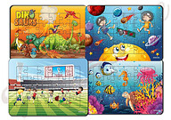 Mixed Series 2 – 4 Packs – 24 Pieces Jigsaw Puzzles