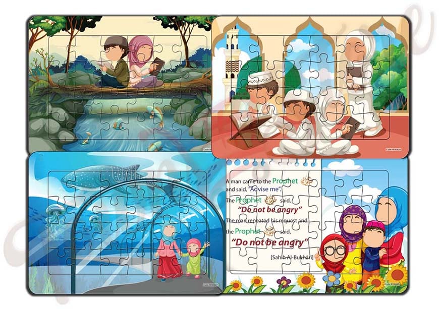 jigsaw puzzle 24 piece combo islamic