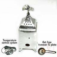 Incense Burner RN-037B-1D (Silver)