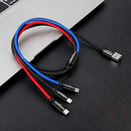 Cable Baseus Three Primary 3 in 1(120cm)