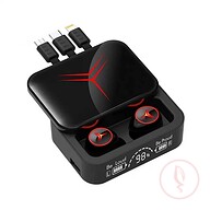 M88 PLUS WIRELESS IN-EAR GAMING HEADPHONES WITH LED DISPLAY