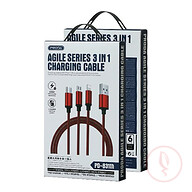 Remax PD-B31th 2.8A Agile Nylon 3in1 Cable