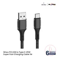 Wiwu F12 USB to Type C 45W Super Fast  Charging Cable