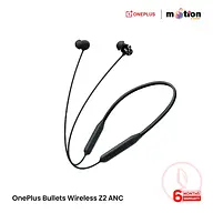 OnePlus Bullets Wireless Z2 ANC Bluetooth Neckband -45dB ANC