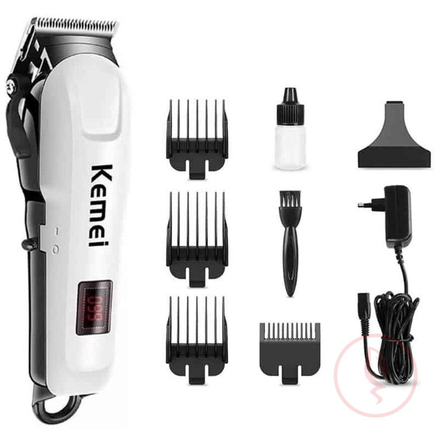 Kemei-KM-809A-Digital-Electric-Rechargeable-Professional-Hair-Clipper-Trimmer-2 copy