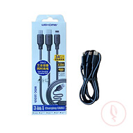 WEKOME WDC 103th 3in1 Fast Charging Data Cable 3A
