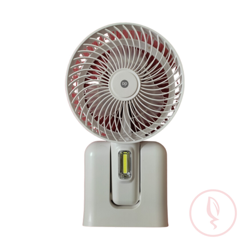 Rechargeable TableTouch Fan With Lamp DP 7624