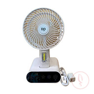 Rechargeable TableTouch Fan With Lamp