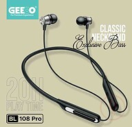 GEEOO BL108 PRO Classic Neckband With Exclusive Bass