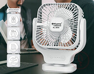 Kingshan Rechargeable Mini Fan 7 Inch KL 283A