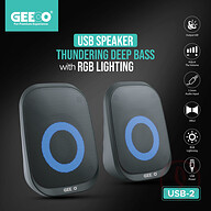 GEEOO USB-2 Speaker: Deep Bass| Top Computer Sound Box