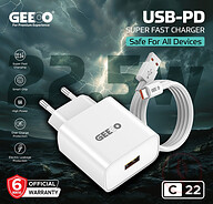 GEEOO C22 (A-C) PD SUPER FAST CHARGER SET