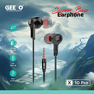 Geeoo X10 PRO Super Bass Earphone