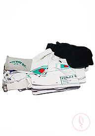 Libas Al Ihram Hajj Accessories for Women (Drawstring Bag, Shoe Bag, Ihram Belt, Stone Bag, Hijab Cap)