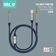 GEEOO AUX Audio Multi Function Conversion Cable AD-1