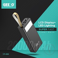 GEEOO P430: The Ultimate 20000mAh Power Bank with LED Light