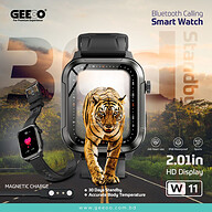 Geeoo Bluetooth Calling IP68 Waterproof Smartwatch W11