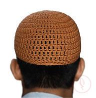 হাতেবোনা টুপি (Brown)