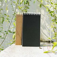 Studio Series Spiral-Bound Kraft &amp; Black Notebook 2-Pack