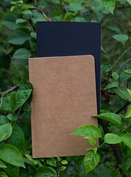 Writers Edition Black and Kraft Lined Notebook 2-Pack