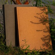 Middle Man Kraft &amp; Texture Black Notebook 2-Pack