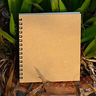 Artist Notebook Black Spiral