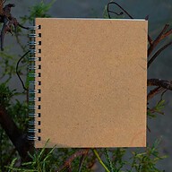 Artist Notebook Silver Spiral