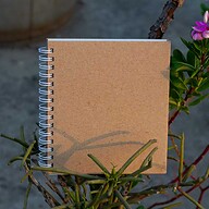 Artist Notebook White Spiral