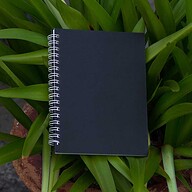 Executive Series Black Spiral Large Notebook