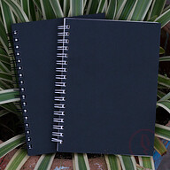 Executive Series Black Spiral(Black &amp; White) Notebook 2-Pack