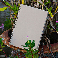 A5 Size (W- 5.9 in x H- 8.3 in) - No Branding No Publicity Notebook