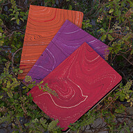 Texture Notebook (Jute Handmade Board Cover) 3-Pack