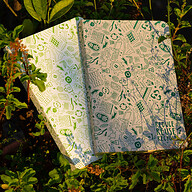 Tent Series Yellowish Page Reduce Reuse Recycle Soft Green and Green Cover Notebook (SN202108151) 2-Pack