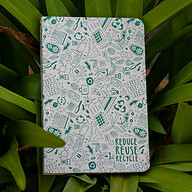 Tent Series Yellowish Page Reduce Reuse Recycle Green Cover Notebook