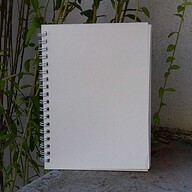 Executive Series White Cover Spiral Notebook