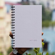 Designer Series Spiral Dot-Grid Notebook
