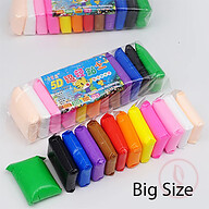 12 Colors Soft Super Light Clay Ultra Light Creative Art and Craft Air Dry Super Clay with Craving Molding Tools-Big Size