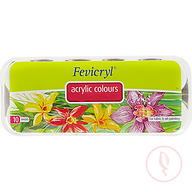 Fevicryl Acrylic Colours Sunshine Kit 10 Shades