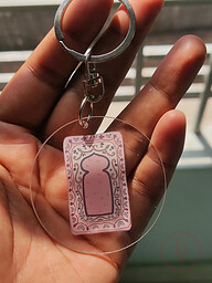 Acrylic Keyring Janamaz