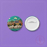 Chattogram(Ocean) Button Pin Badge - 10 Pcs