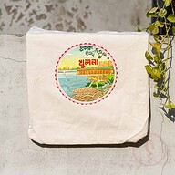 Sevendays Khulna (Round) Canvas Tote Bag