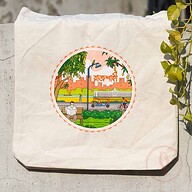 Sevendays Rajshahi (Round) Canvas Tote Bag