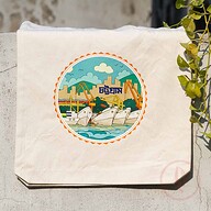 Sevendays Chattogram (Ocean) (Round) Canvas Tote Bag