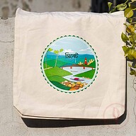 Sevendays Sylhet (Round) Canvas Tote Bag