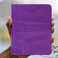 News Cover Purple Workbook Notebook (SN20201126)