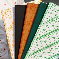 Dhakai Muslin Green Notebook (SN202403387) 5-Pack