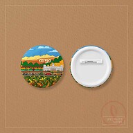Rangpur Button Pin Badge - 10 Pcs
